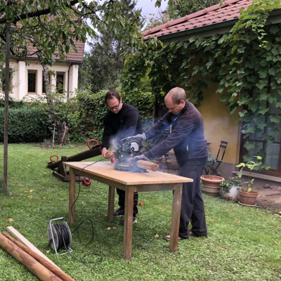 Große fleißige Handwerker!