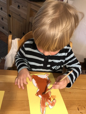 Eine Ostergrußkarte für Mama &amp; Papa.